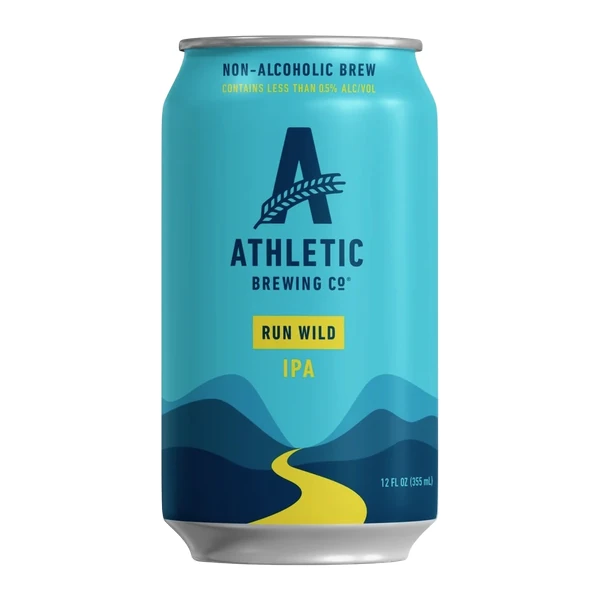 Athletic Brewing Co. Run Wild IPA – 24 Pack – 12oz (Can)