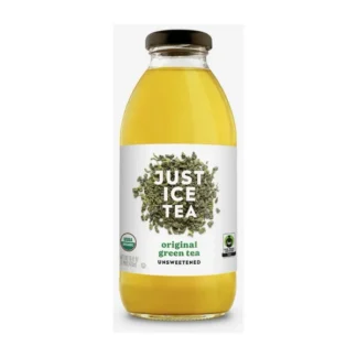Just Ice Tea Original Green Tea – 12 Pack 16oz Glass