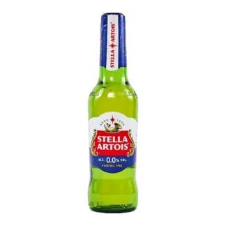 Stella Artois 0.0 Non-Alcoholic Beer – 24 Pack – 11.2oz (Glass)