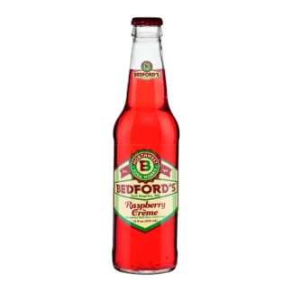Bedford's Raspberry Creme soda 12oz glass bottle