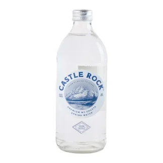 Castle Rock Mt. Shasta Spring Water 500ml glass bottle
