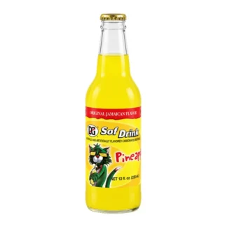 D&G Pineapple Soda 12oz glass bottle